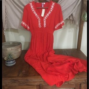 Giselle Embroidered Maxi Dress